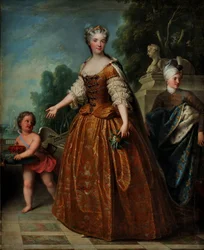 Portrait de Marie Leszczyńska (1703-1768), Reine de France